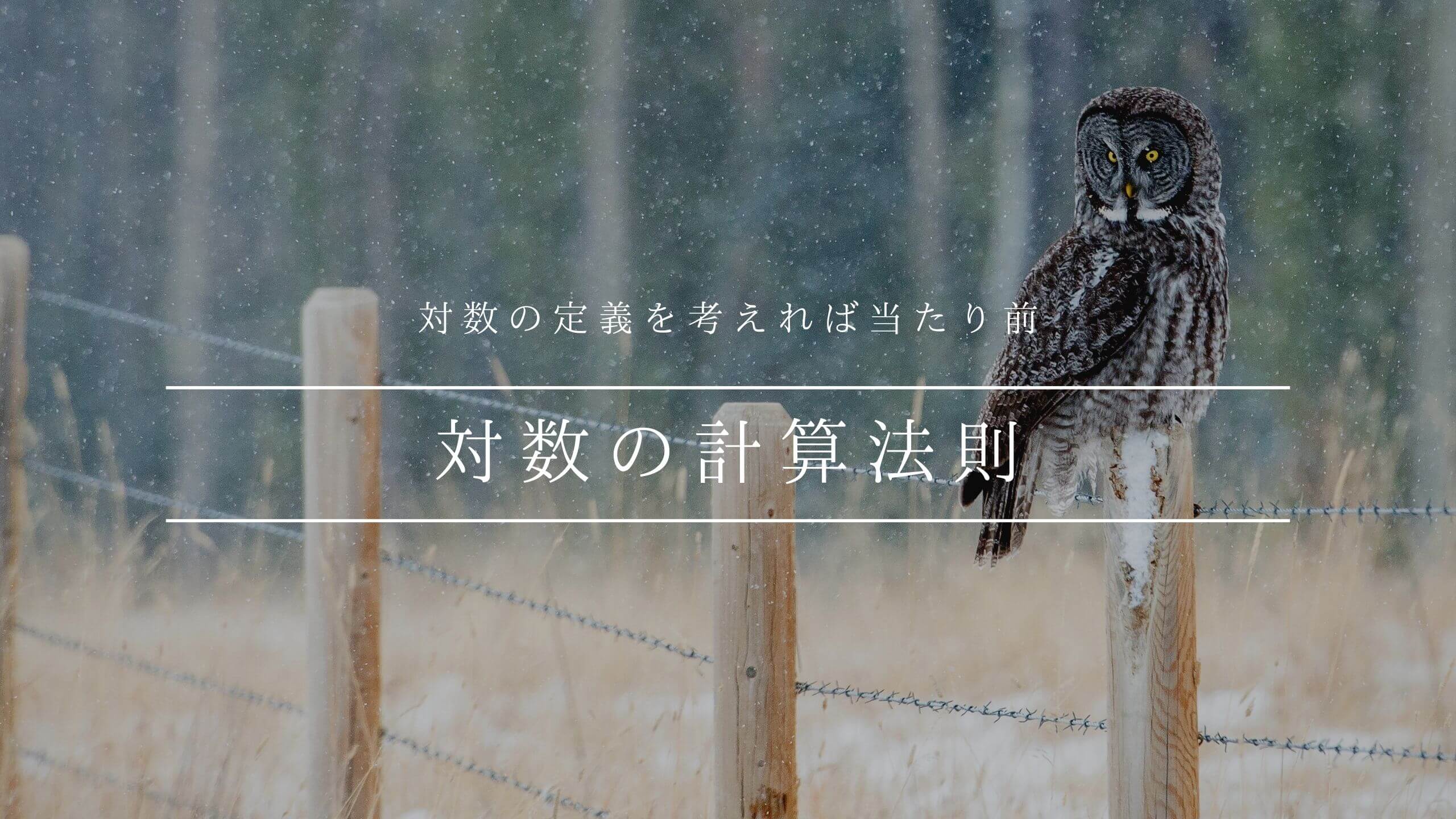 対数の計算法則 なぜ掛け算が足し算に 対数の計算は定義を見返そう 青春マスマティック